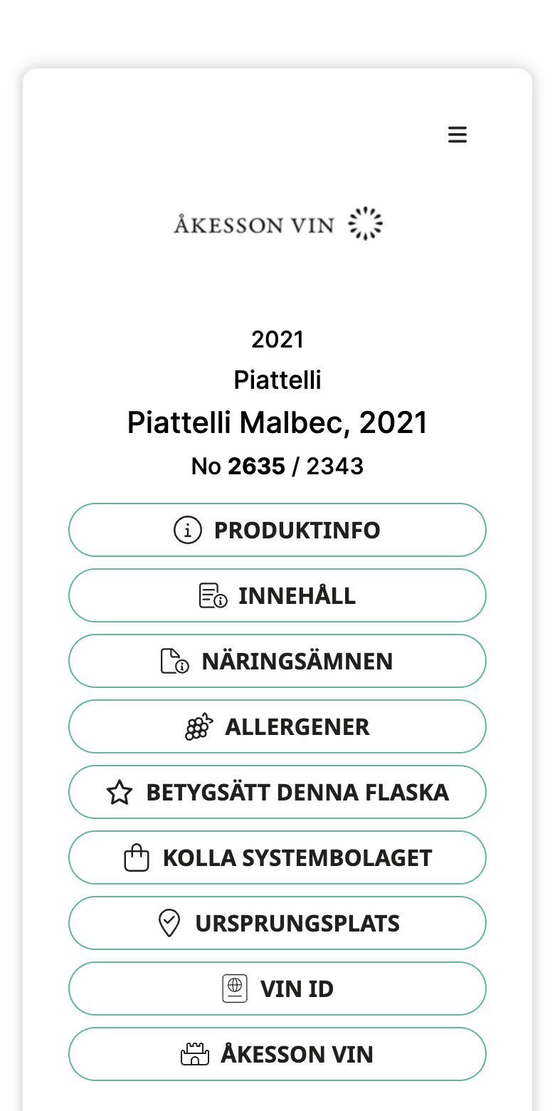 Screenshot: Åkesson Wines