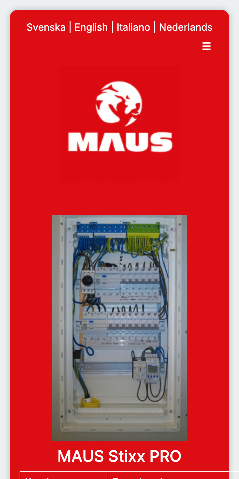 Screenshot: MAUS