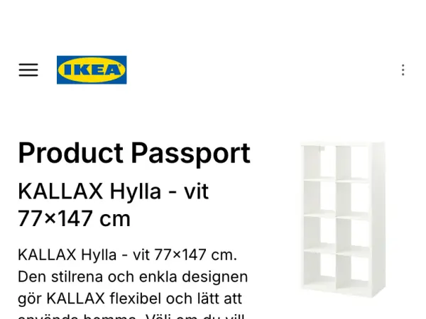 Screenshot: IKEA