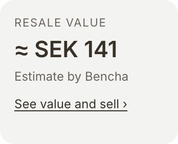 Screenshot: Resale value
