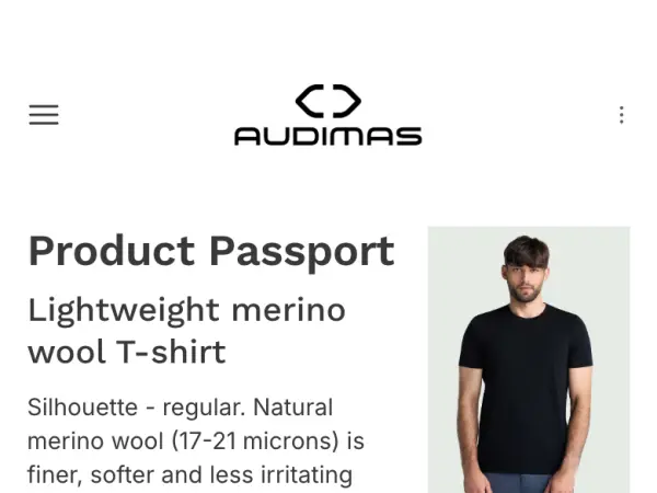 Screenshot: Audimas