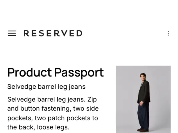 Screenshot: Reserved
